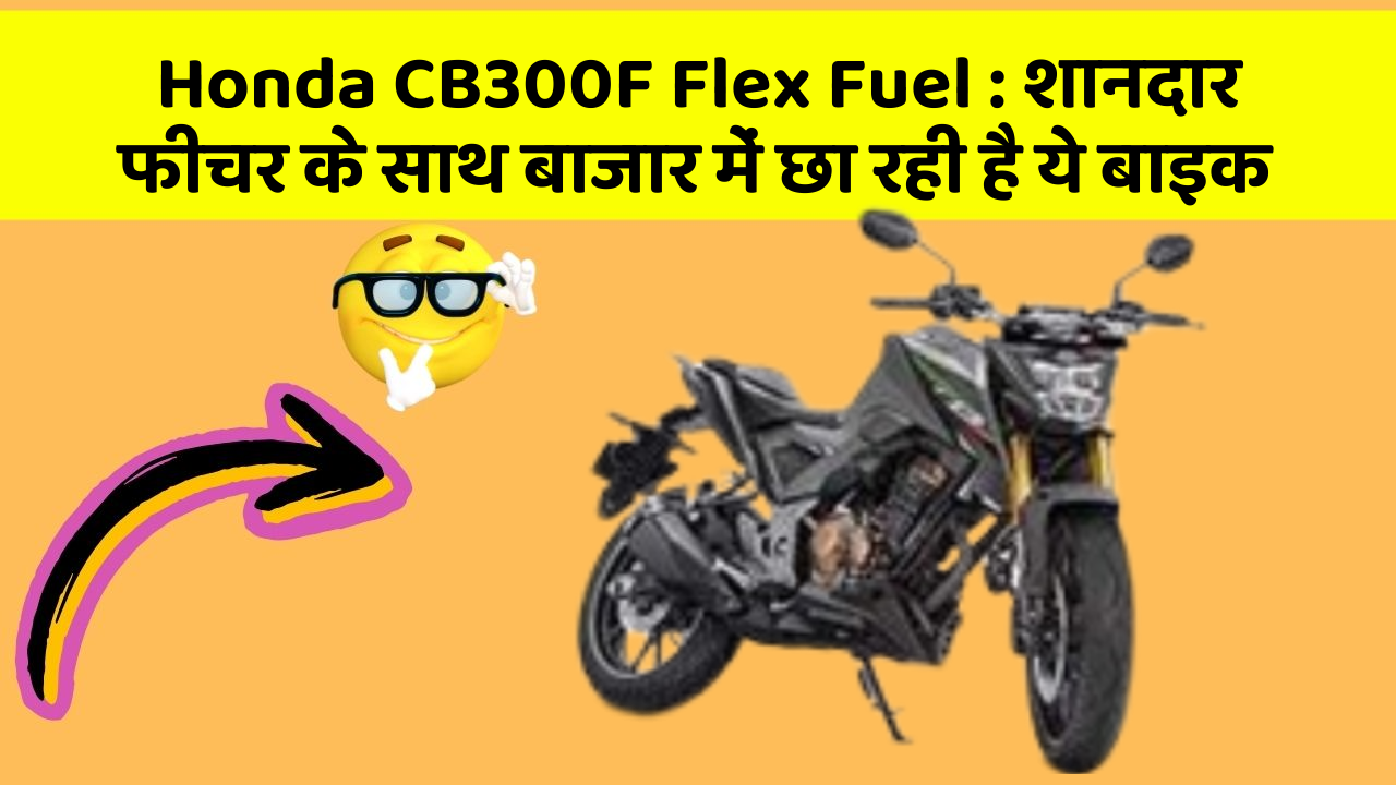 Honda CB300F Flex Fuel: शानदार फीचर के साथ बाजार में छा रही है ये बाइक