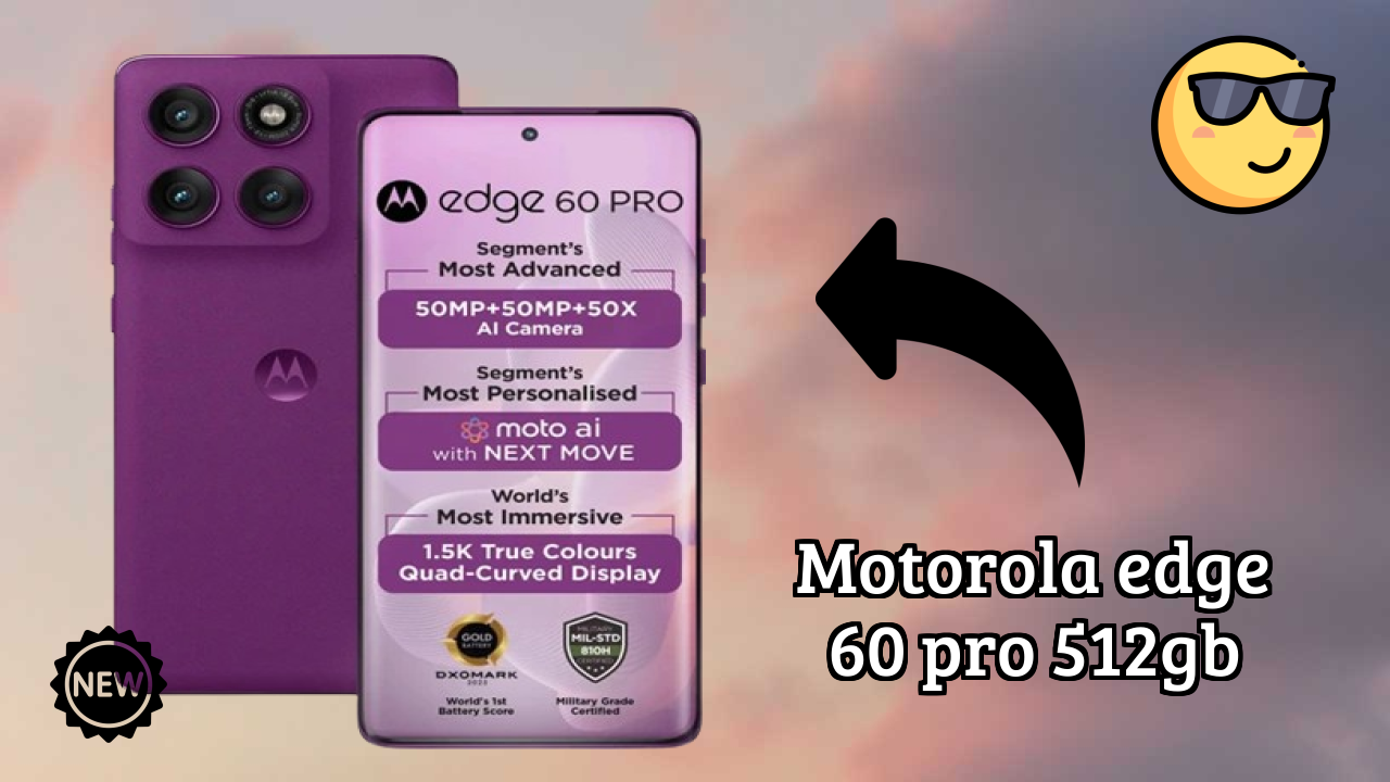 Motorola Edge 60 Pro 512GB Display Size: 6.7 Inches (17.02 Cm) Screen Quality
