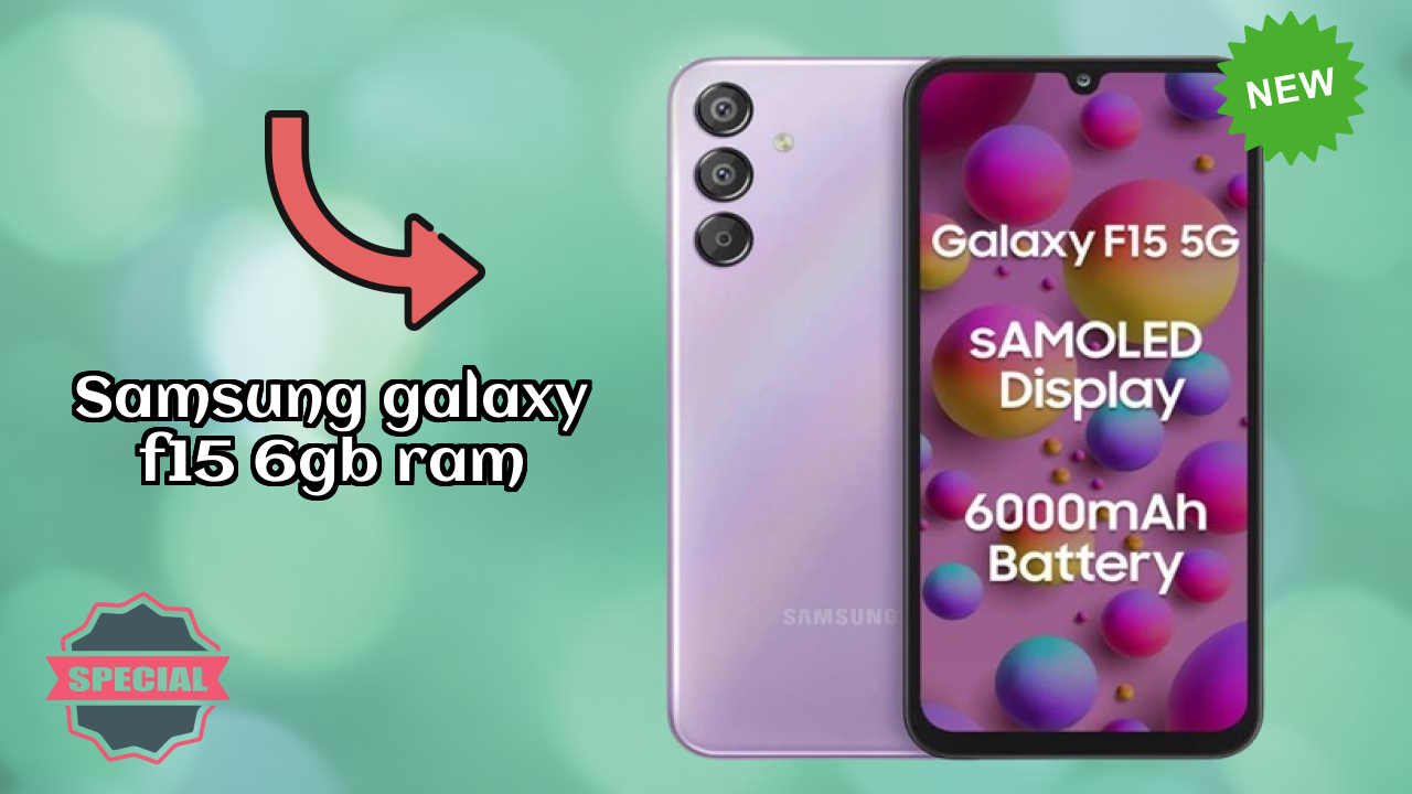 Samsung Galaxy F15 6GB RAM Display Quality: Super AMOLED Review