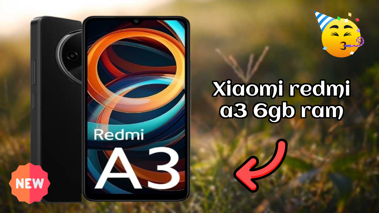 Xiaomi Redmi A3 6GB RAM Battery Life: 5000 MAh Charging Speed